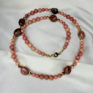 Naszyjnik z Rodonitu