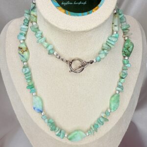 Naszyjnik Amazonitu i Chryzokoli